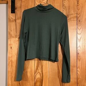 Forest Green Long Sleeve Women's Top